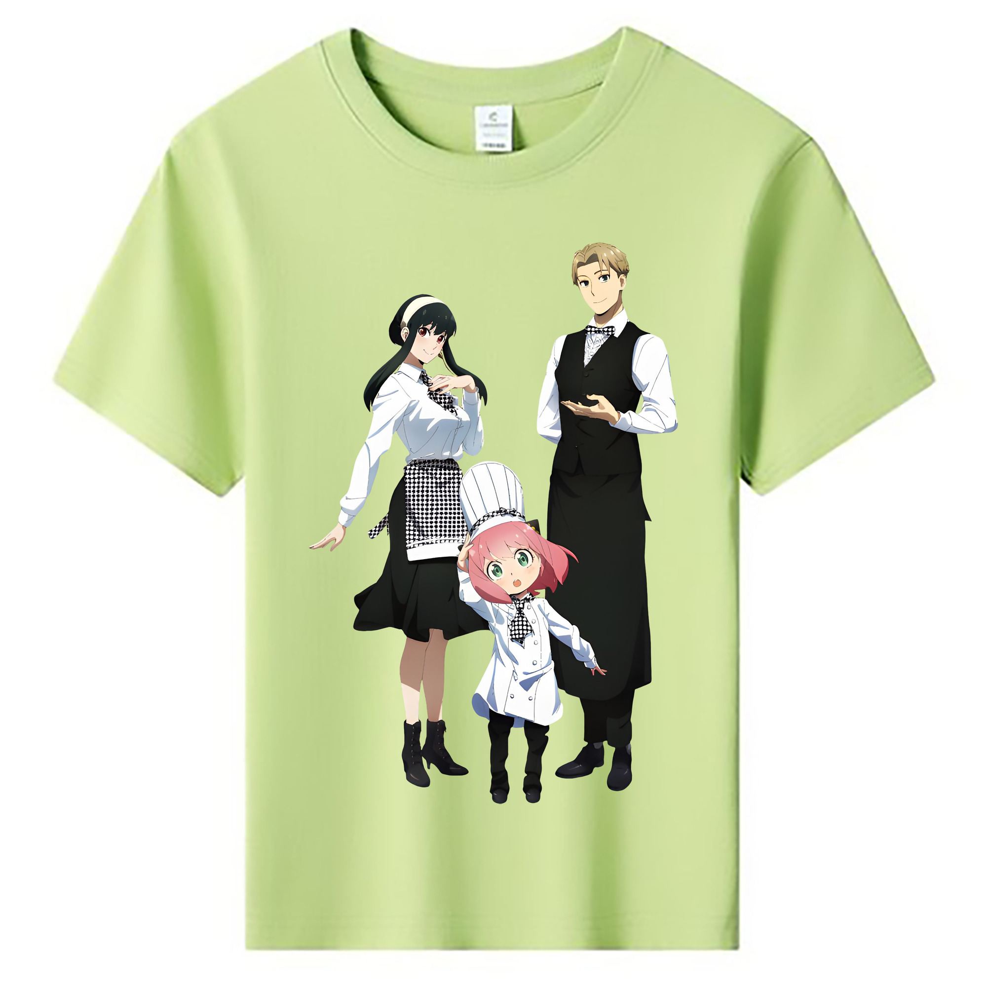 （画像用） SPY×FAMILY间谍家家酒 綿100％キッズTシャツ（フロントプリント）